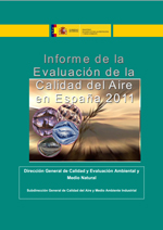 Informe de la Evaluación de la calidad del aire en  España 2011